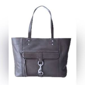 Rebecca Minkoff Grey LargeLeather Tote Bag